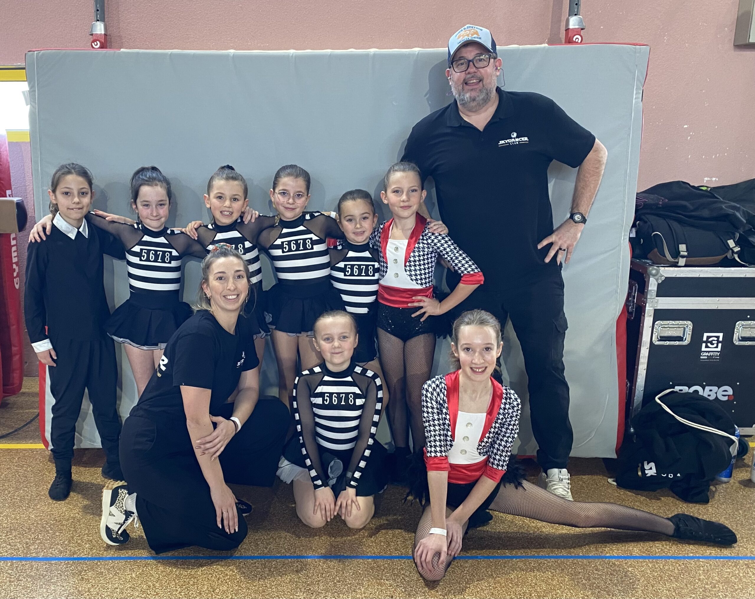 Équipe du Skydancer Club en compétition de danse