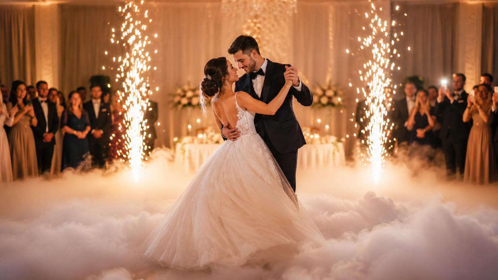 Ouverture de bal personnalisée pour un mariage avec le Skydancer Club